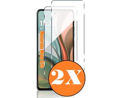 Screenprotector geschikt voor Motorola Moto G75 5G Screen Protector - gehard Glas Tempered Glass - 2 Stuks