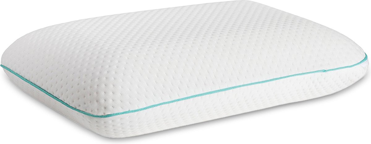New Bed Visco-elastisch ademend Hoofdkussen met koel aanvoelende traagschuimvulling 55 cm x 36 cm