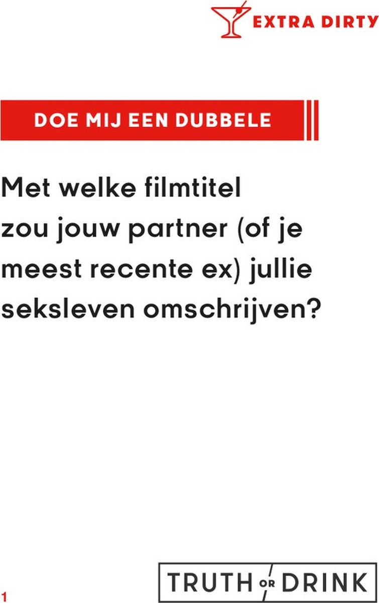 Truth or Drink - Guilty Pleasures - Nederlandstalig Kaartspel van CUT — cadeau in Partyspellen - foto 5