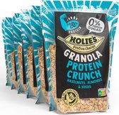 Holie's Granola protein crunch 6x 350gr - ontbijtgranen - suikervrij - eiwit - gezond - vegan