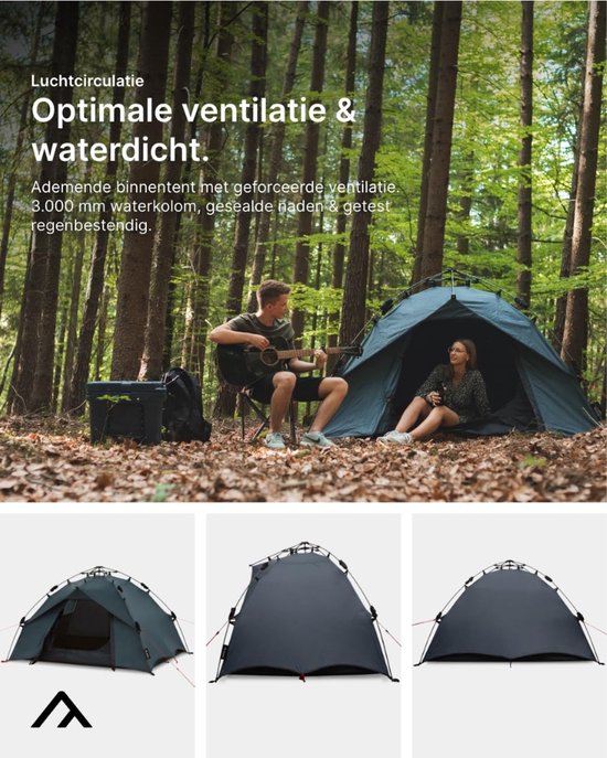 Pop-up Tent voor 2 Personen met Snelle Opbouw - Waterdicht & Compact van POP — afbeelding 3