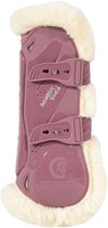 Kentucky Horsewear - Vegan bont Peesbeschermers bamboo elastiek old rose M