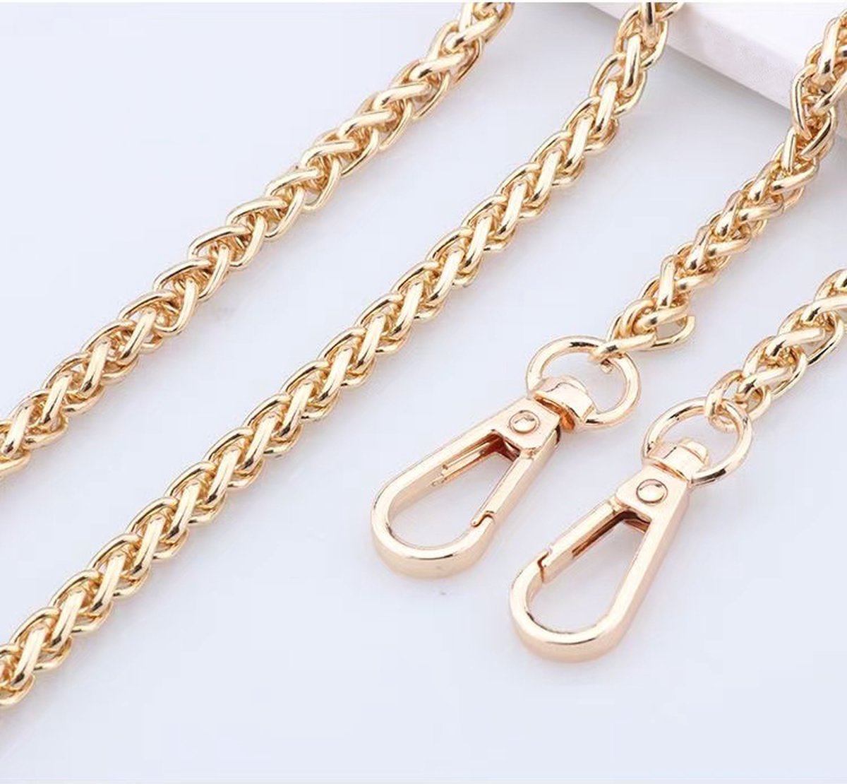 Tas Riem Chain - Goudkleur - 120cm - Tashengsel - Schouderriem - Losse Ketting Tas - Los Hengsel - Bag Chain - Purse Chain Strap - Tas accessories