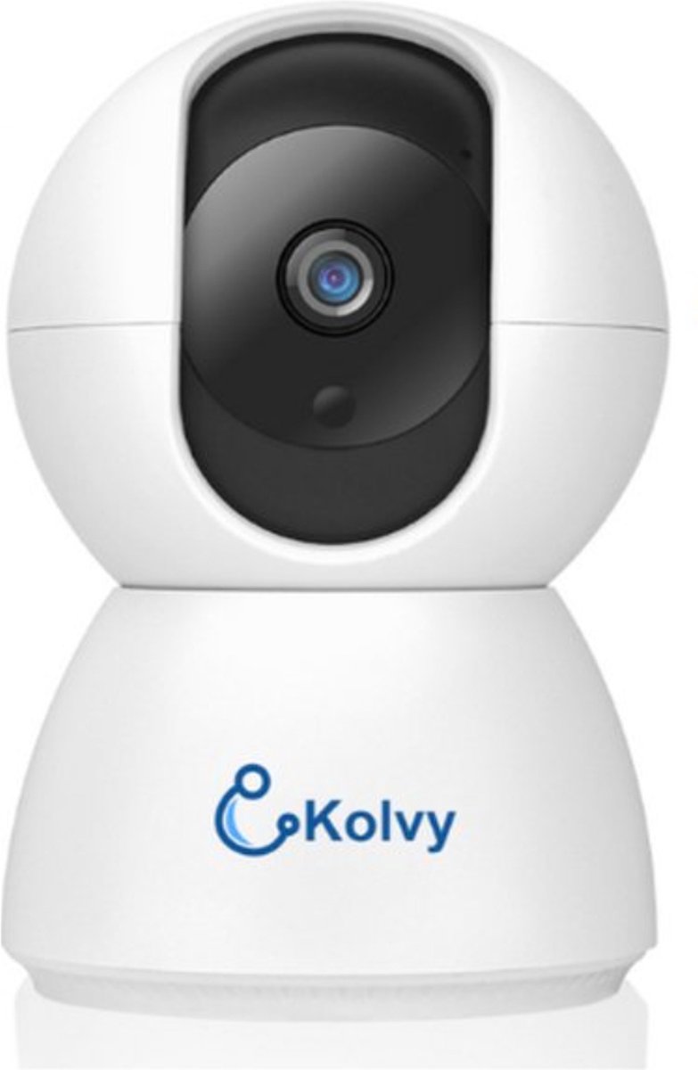 Kolvy® Babyfoon met Camera en App - Intelligente Baby Monitor - Slimme Beveiligingscamera - WiFi - 3MP Super HD 1536p - Sterke Encryptie - Nachtzicht - Professioneel
