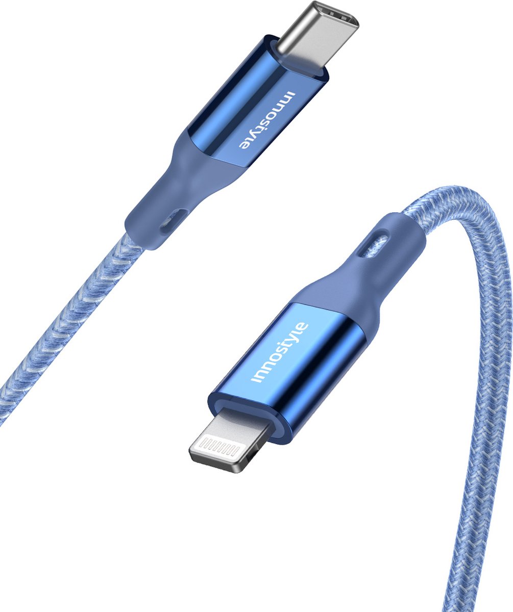 Innostyle® Oplaadkabel iPhone - Kabel lightning naar usb c - MFI Kabel Voor iPhone 11/12/13/14 - 2 meter