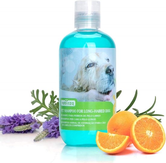 Nobleza Hondenshampoo - hondenshampoo langharige hond - antiklit - lavendel & citrus - 250ml