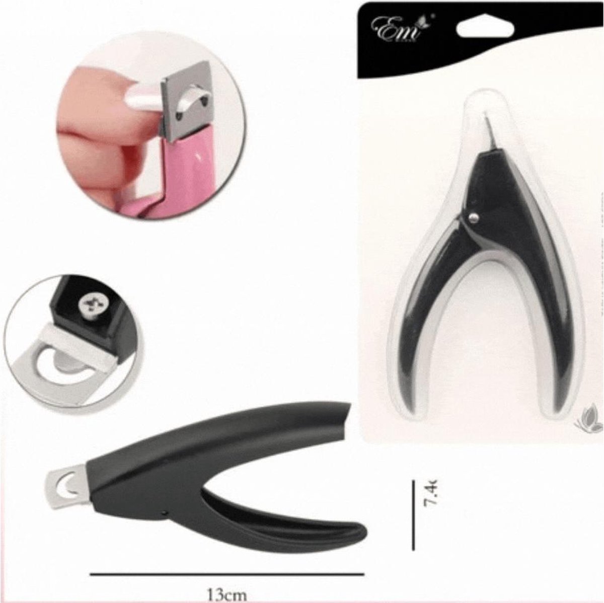 Goedkoopste Nagelknipper kunstnagels / Nageltip knipper | Nepnagels - Zwart