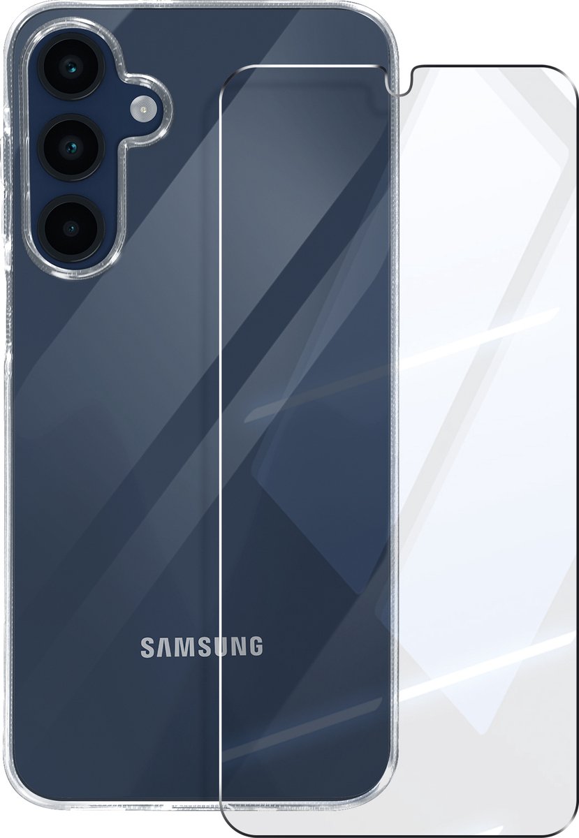 3mk, Hoes Geschikt voor Samsung Galaxy A16 Schokbestendig Ultradun met Gehard Glas Hardglass 9H, Transparant