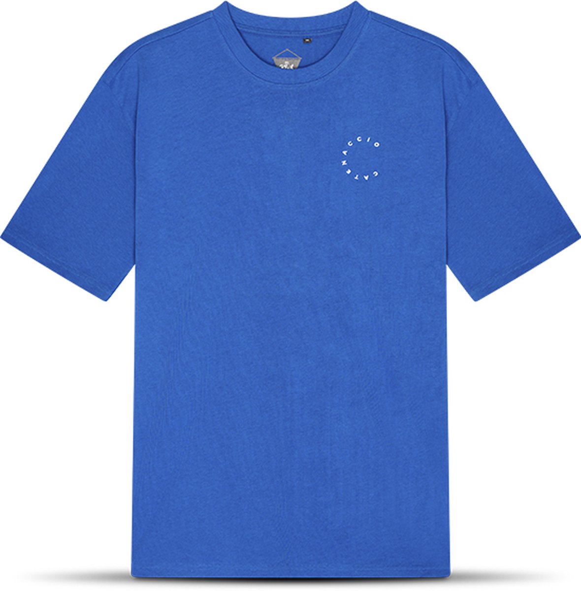 Catenaccio T-shirt Blue - Maat L / Large - Oversized Heren T-shirt - Heavy cotton T-shirt - By FC Kluif