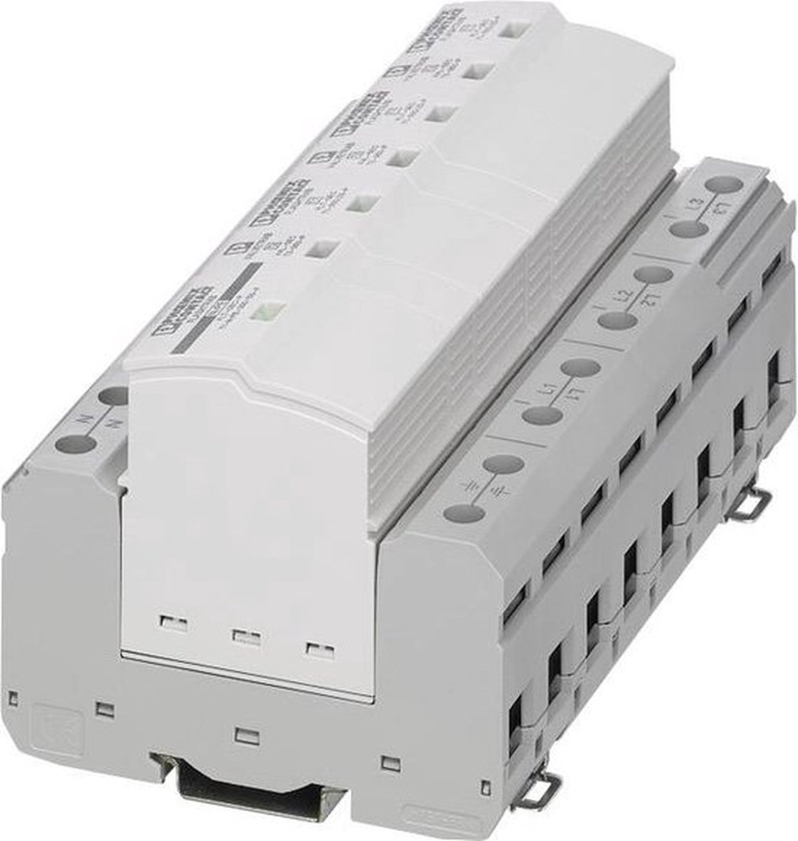 Phoenix Contact 2905470 FLT-SEC-T1+T2-3S-350/25-FM - Surge arrester - Overspanningsbeveiliging voor: Schakelborden 25 kA