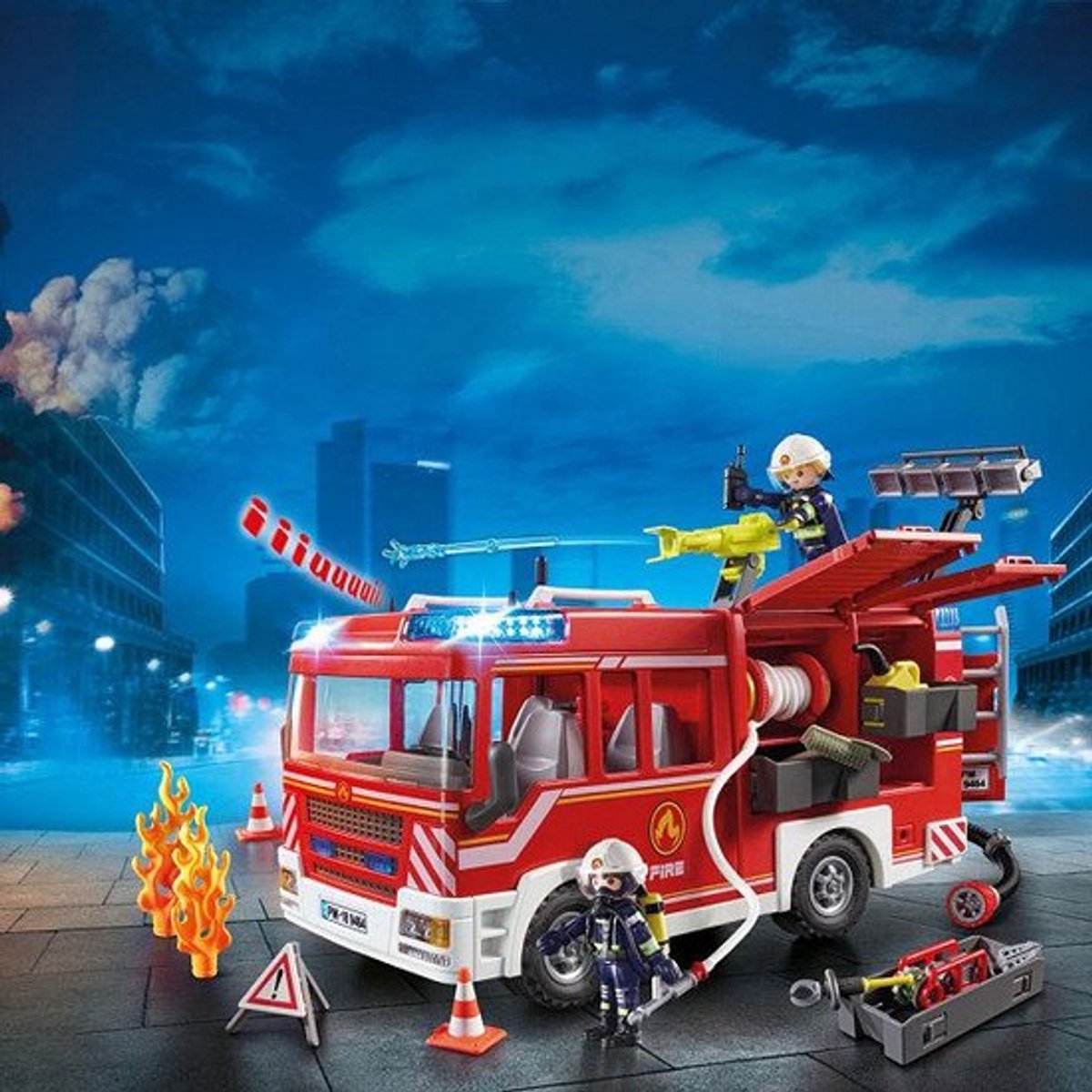 PLAYMOBIL City Action Brandweer pompwagen - 9464 — afbeelding 14