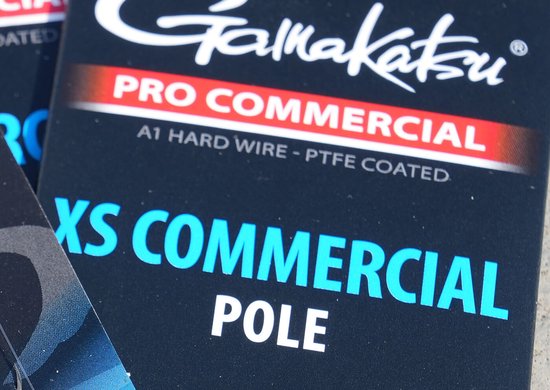 Canne Gamakatsu Pro Commercial Coarse XS Commercial 20 cm sans ardillon (8 pièces) - Taille : hameçon 14 - 0,17 mm