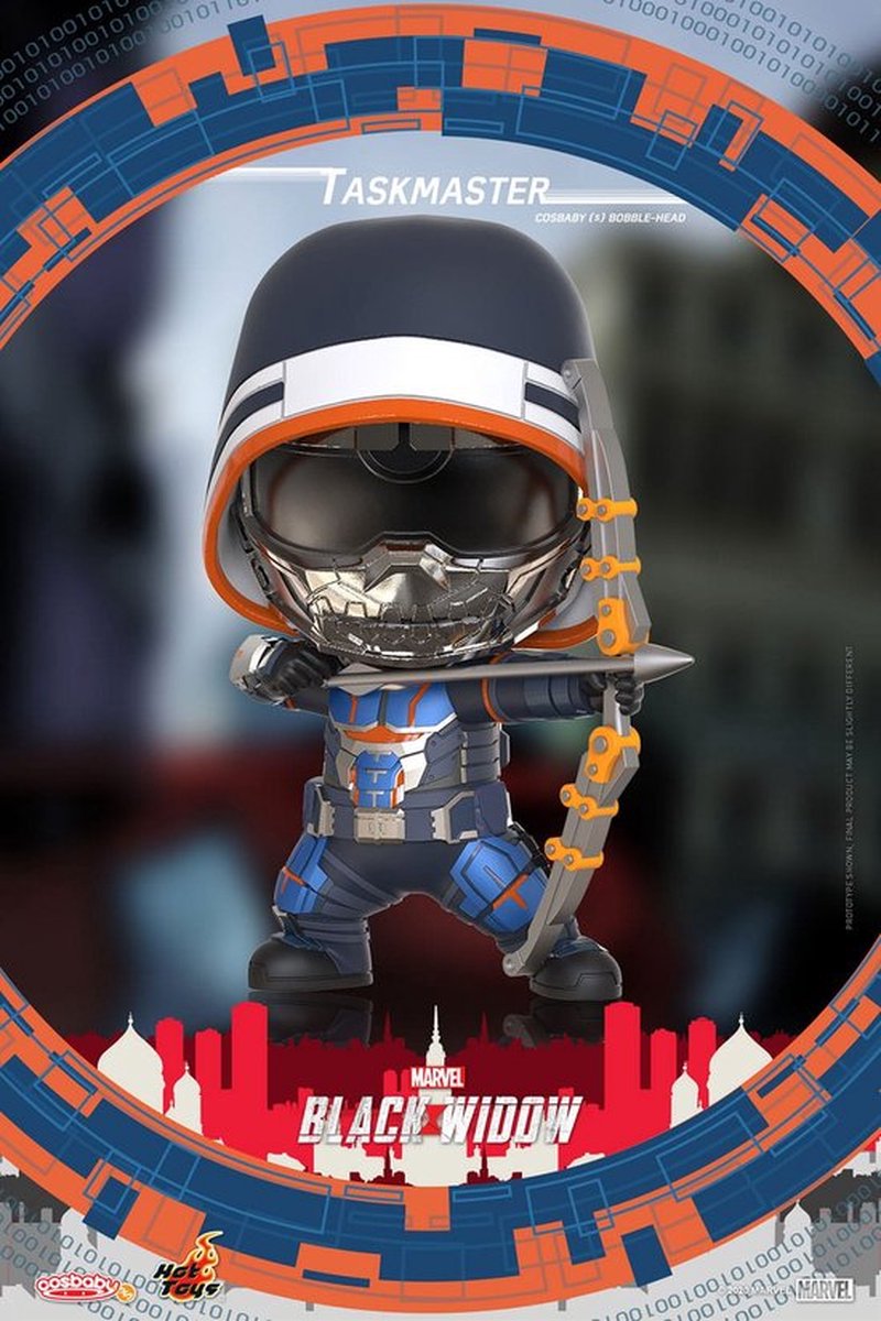 Hot Toys Black Widow Cosbaby (S) Mini Figure Taskmaster 10 cm Mini-Figuur