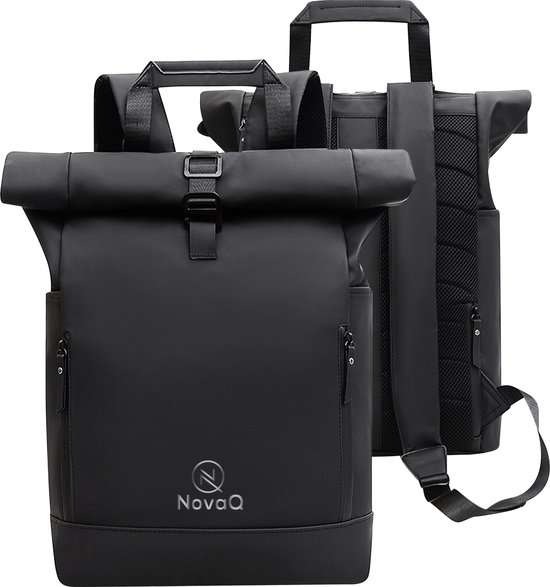 NovaQ Rolltop Rugzak Waterdicht Dames Heren Laptoptas 15