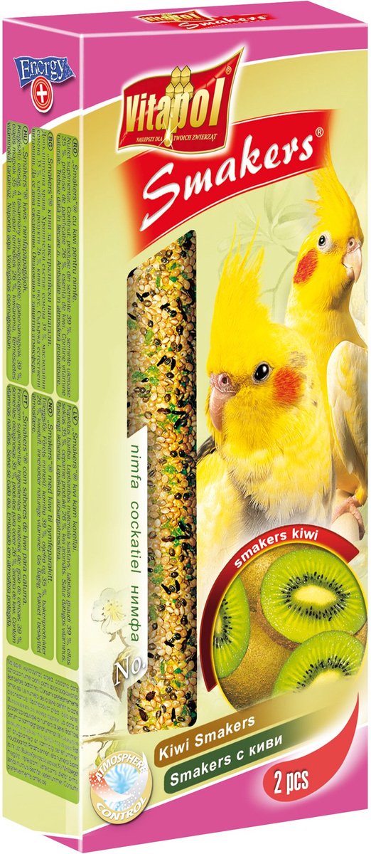 Vitapol Kiwi Smakers voor een valkparkiet 2 st.