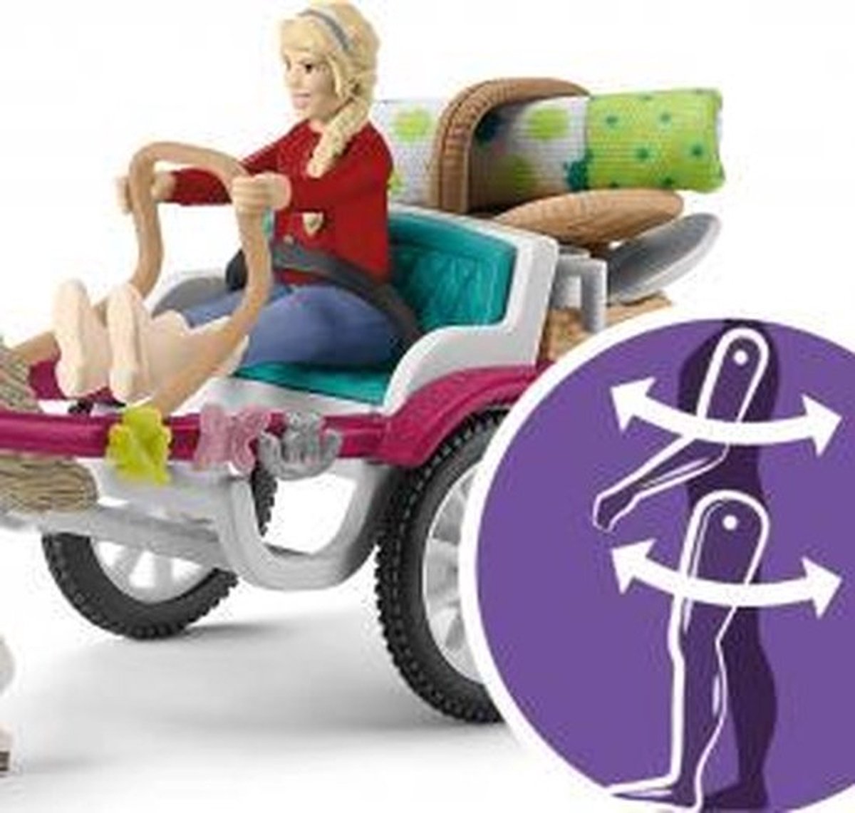schleich HORSE CLUB Speelfigurenset - Koets voor paardenshow - Kinderspeelgoed voor Jongens en Meisjes - 5 tot 12 jaar - 33 Onderdelen - 42467 — afbeelding 20