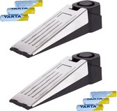 Deurstopper alarm - 2 stuks - 100 dB - antislip - geen installatie nodig