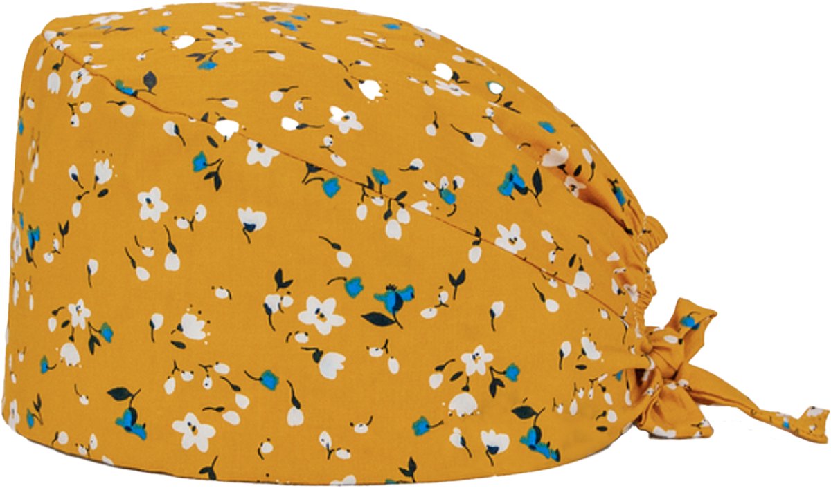 MyScrubs - Scrub Cap Yellow Flowers