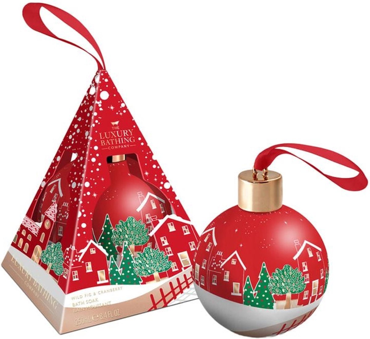 Goedkoopste THE LUXURY BATHING COMPANY Wilde vijg en cranberry Festive Soak badschuim 250ml