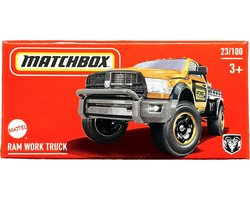 RAM WORK TRUCK 23/100 MATCHBOX 1:64 YELLOW