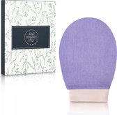 Gant de gommage INTER-ESQUE - Gant exfoliant - Gant de toilette gommage - Blauw