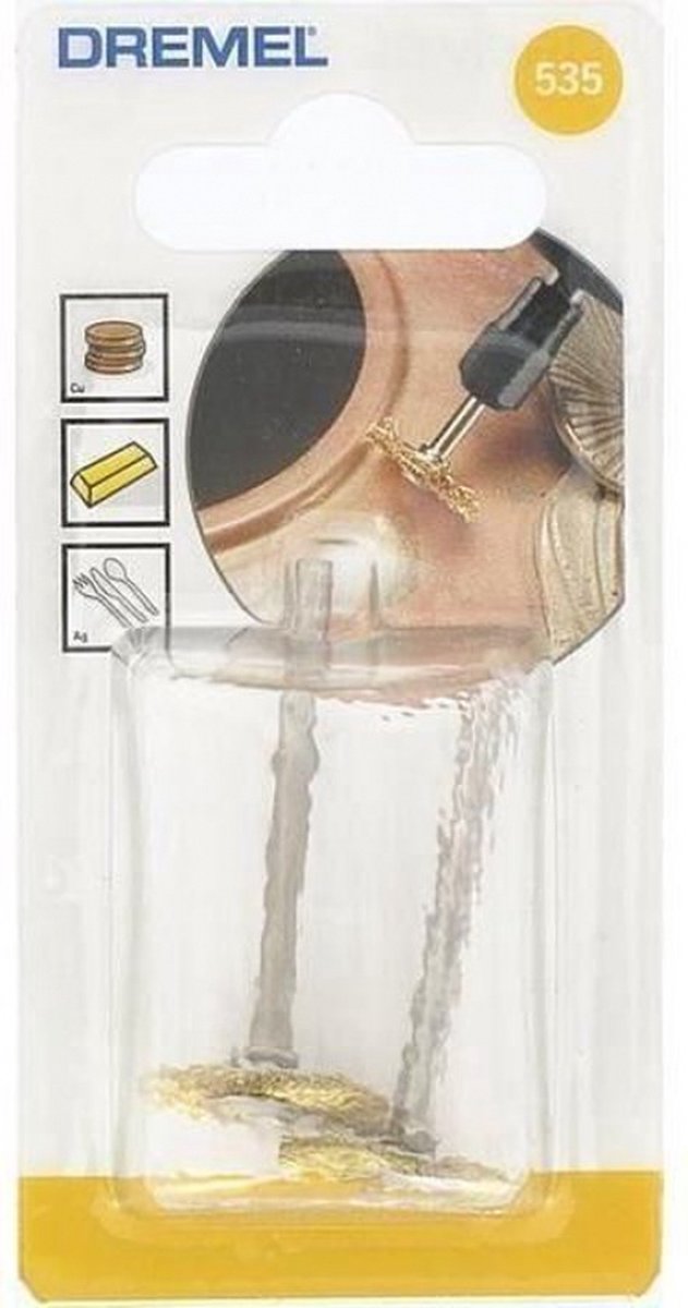 Dremel 535 Messing Borstel - Werk-Ø 19,0 mm - 2 stuks – foto 8