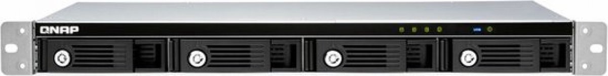 QNAP TR-004U behuizing voor opslagstations HDD-/SSD-behuizing Zwart, Grijs 2.5/3.5"