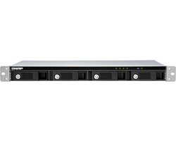 QNAP TR-004U behuizing voor opslagstations HDD-/SSD-behuizing Zwart, Grijs 2.5/3.5″