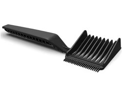 Opscheerkam - Fade Kam - Opscheren - Knipkam - Vervagen Trimmen - Tondeusekam - Overloopkam - Overflow - Haar Baard Trimmer - Thuis Kapper - Barber - Styling - Haar - Professional - Accessoire - Zwart