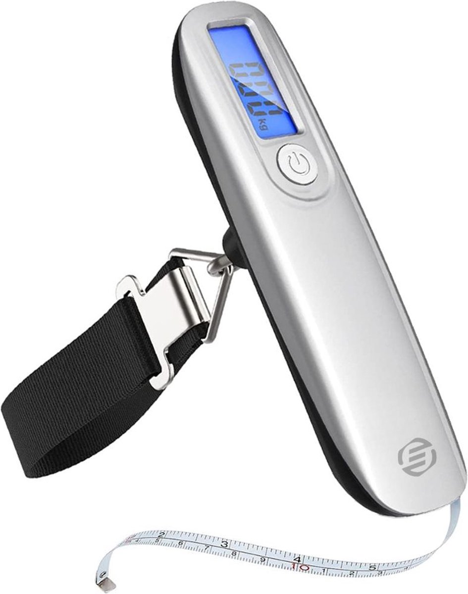 Equivera Kofferweegschaal - Koffer Weegschaal - Bagageweegschaal - Kofferweger - Digitale Kofferweegschaal - Digitale Bagageweegschaal - Kofferweegschaal Digitale - Nooit meer een te zware koffer!