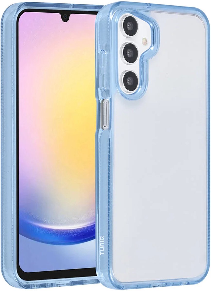 Back cover case - Silicone Hoesje Geschikt voor: Samsung Galaxy A25 - Blauw