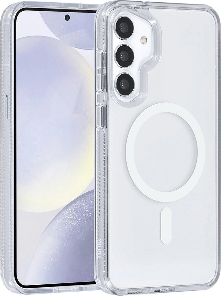 Back cover case - Magsafe silicone Hoesje Geschikt voor: Samsung Galaxy S24 Plus - Wit