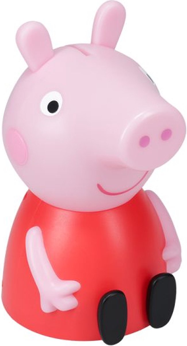 Peppa Pig spaarpot in figuurvorm – officieel gelicentieerd met geluiden, kinderkamer accessoires & decoratie – Paladone