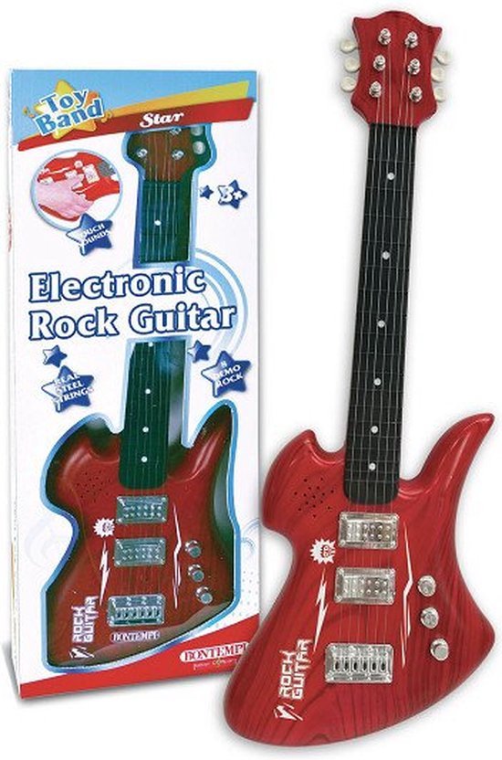 3/4 LA Electric Guitar by , Pink - Box Opened