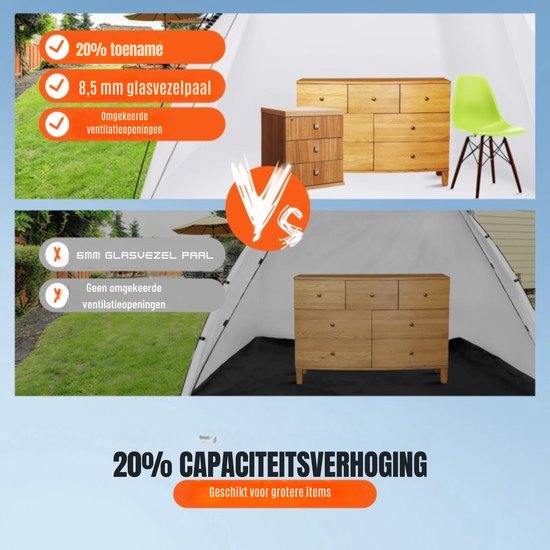 Verftent - Draagbare Verf Spuiterij - Spuitcabine - Verf Accessoires van VER — afbeelding 3