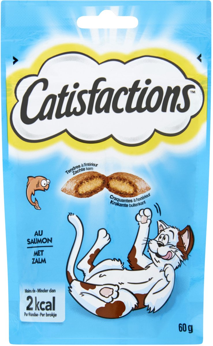 Catisfactions Kattensnoepjes Zalm 60 gr