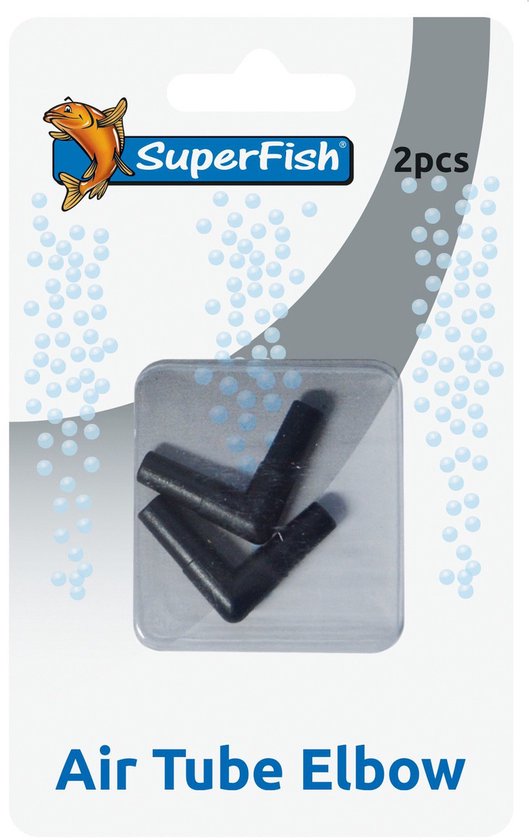 Superfish luchtslang elleboog - aquarium - beluchting - 2 ellebogen