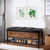 Furnilux - Schoenenbank Nexus - Bruin - 100 x 35 x 45 cm