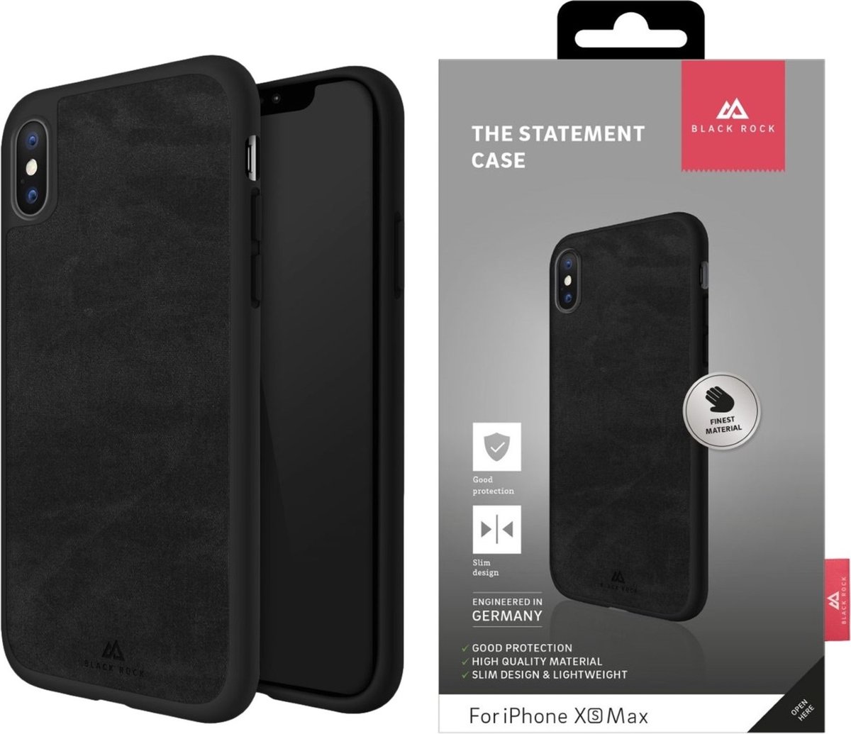 Black Rock Boekje The Statement Zwart voor Apple iPhone Xs Max