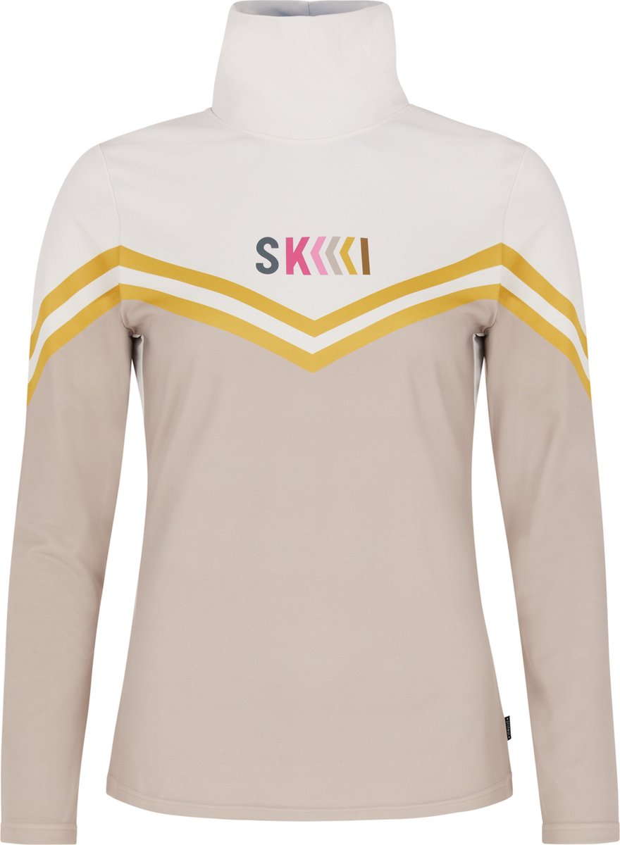 Protest Prtmerci – Skipully Dames – Lange mouwen – 1/4 rits Beige