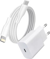 Snellader Set geschikt voor iPad en iPhone - Oplader - 1 Meter