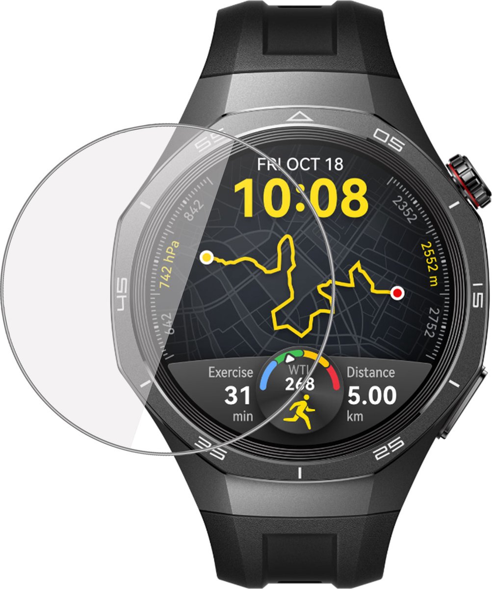 Screenprotector geschikt voor Huawei Watch GT 5 Pro 46mm - Folie Screen Protector