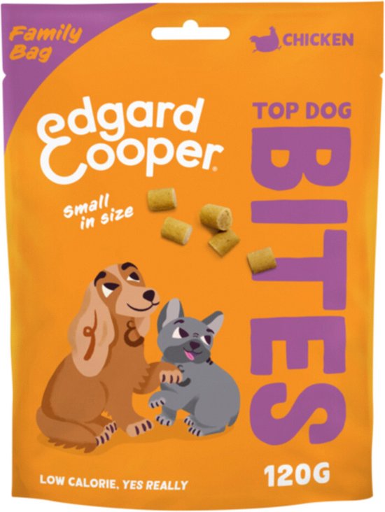 Edgard & Cooper Bites Small - Hondensnacks - Kip 120 g