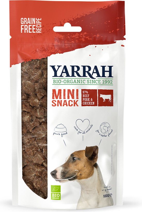 Yarrah Mini Bites Bio - Hondensnack - 100 g