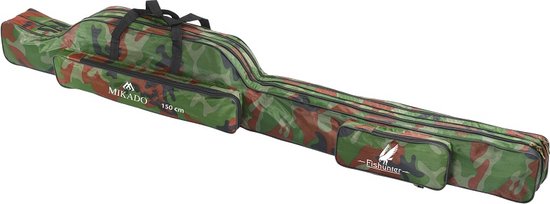 Porte-canne Mikado - 2 compartiments 130 cm Camouflage | Gaine