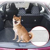GGW Hondenhek voor de auto, met opbergzakken, scheidend net voor honden