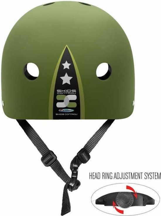 Stamp Helm Skids Control Military Junior Eps/abs Groen Maat 54-60 van Stamp — afbeelding 2