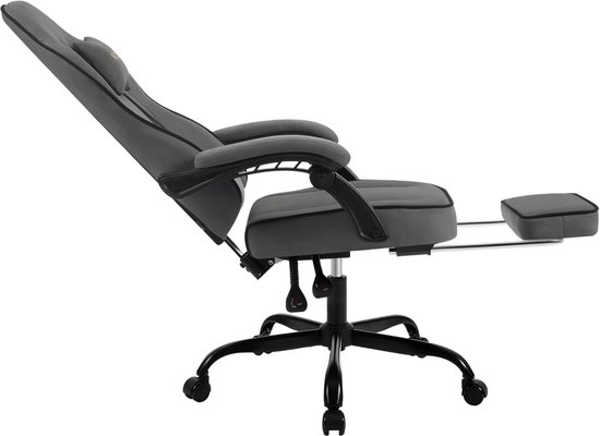 Stijlvol Comfort: Verhoog de Productiviteit met Ergonomische gamingstoel met metalen frame Stijlvol Comfort: Verhoog de Productiviteit met Ergonomische gamingstoel met metalen frame