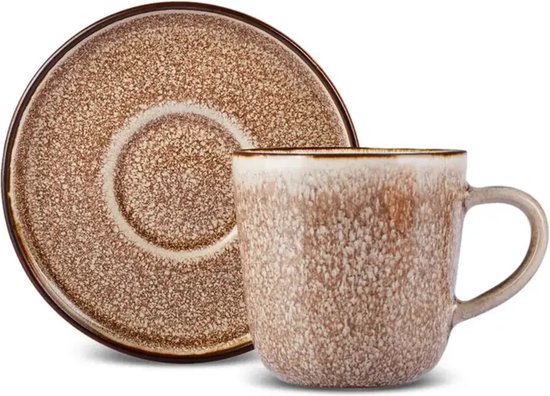 Karaca Herica - Set de tasses à expresso 8 pièces - pour 4 personnes - 88 ml