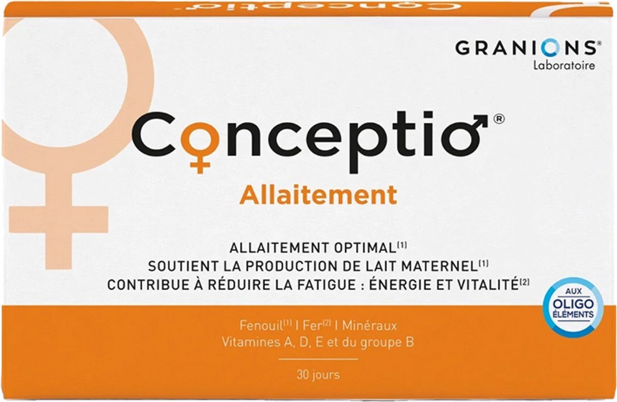 Goedkoopste Granions Conceptio Borstvoeding 60 Capsules